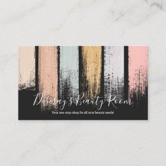 Abstract brushstrokes modern stripes makeup beauty