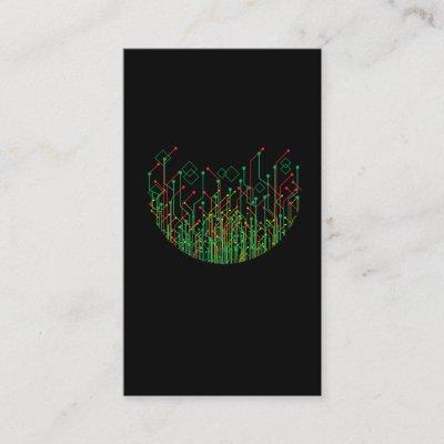 Abstract Circuit Board Binary computer scientist