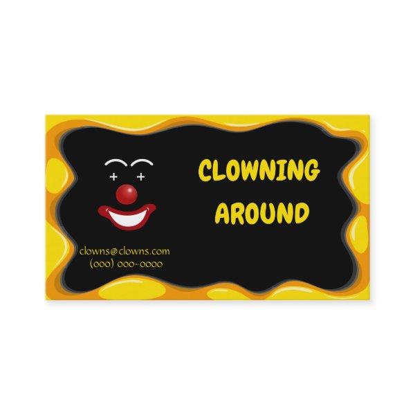 Abstract Clown Entertainers Logos