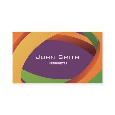 Abstract Colored Curves Interpreter