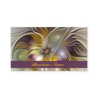 Abstract Colorful Fantasy Flower Modern Fractal