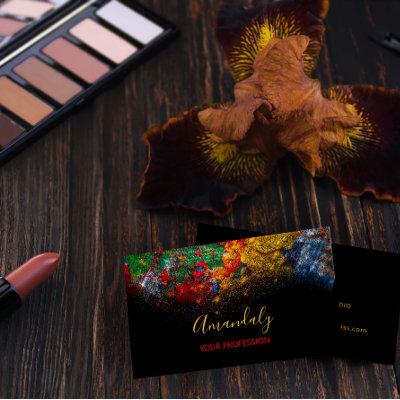 Abstract Colorful Palette Makeup Artist Rainbow