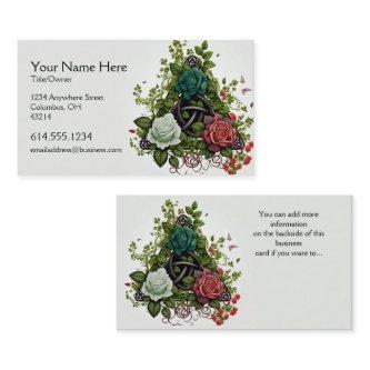 Abstract Floral Celtic Design Irish