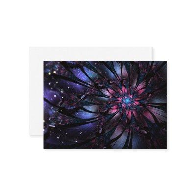 Abstract fractal flower design.