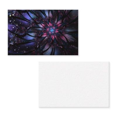 Abstract fractal flower design.   discount card
