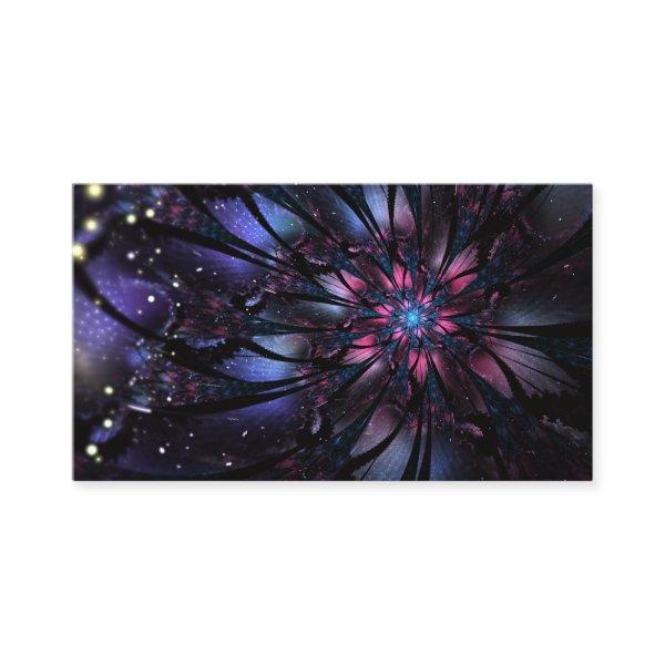 Abstract fractal flower design.   discount card