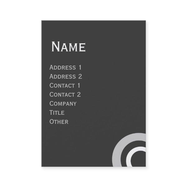 ABSTRACT GEOMETRIC GREY WHITE CIRCLES