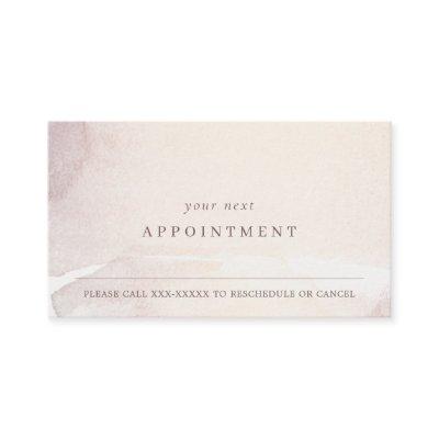 Abstract Gold Purple Watercolor Logo Appointment