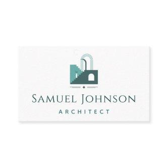 Abstract Green House Building Logo Architect Cool