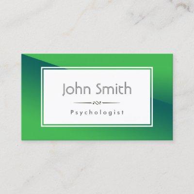 Abstract Green Psychologist