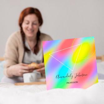 Abstract Holographic Rainbow Geometry  Square Square