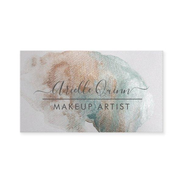 Abstract Iridescent Watercolor Makeup Artist