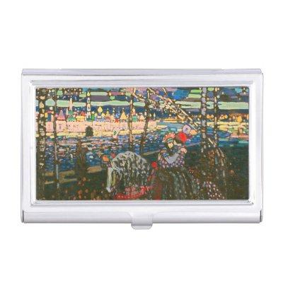 Abstract Kandinsky Riding Couple Colorful  Case