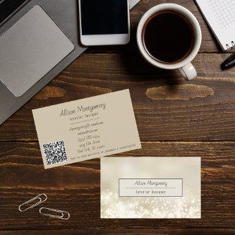 Abstract Light Effects with QR Code