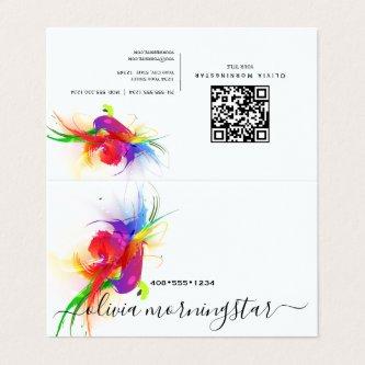 Abstract Lorikeet QR Code