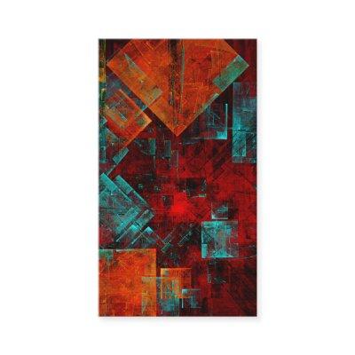 Abstract Modern Colourful Cool Artistic Pattern