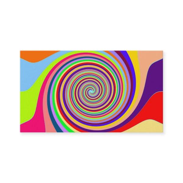 Abstract Multi-colored Swirl