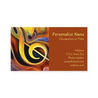 Abstract Music Notes Musician