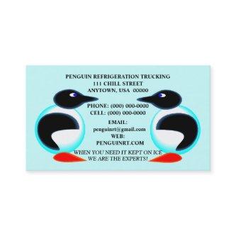 ABSTRACT PAIR OF PENGUINS "COOL" !