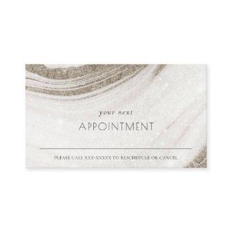 Abstract Pale Gold Marble Agate Appointment