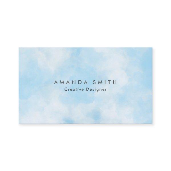 Abstract Pastel Blue Sky Clouds Personalize