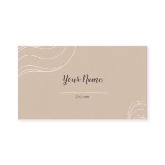 Abstract Pastel Colored Caligraphy