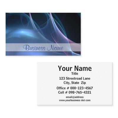 Abstract Pink Blue Silky Streaks Professional