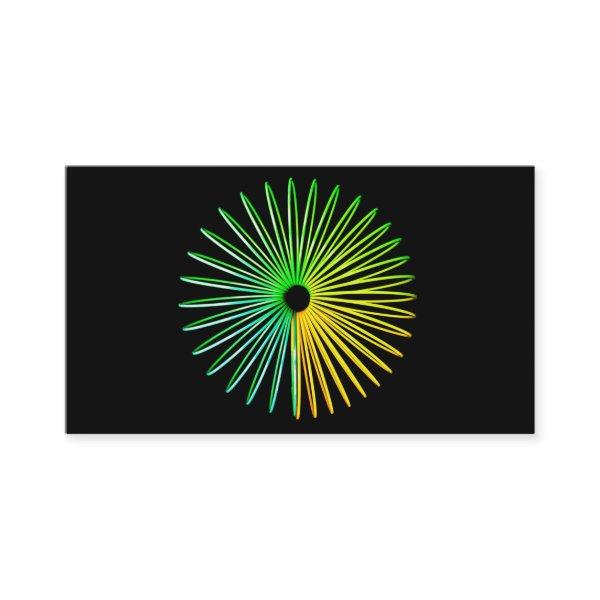 Abstract Psychedelic Optical Illusion Business