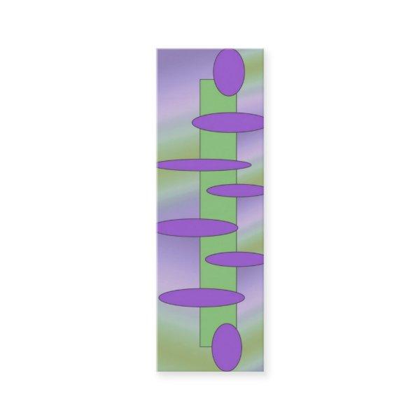 abstract purple green skinny