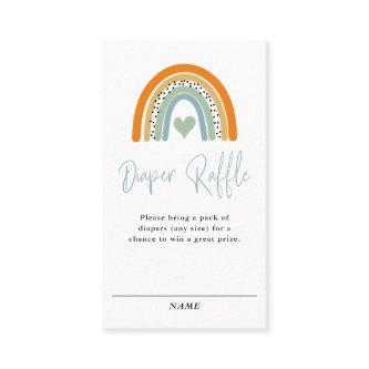 Abstract Rainbow Baby Boy Diaper Raffle