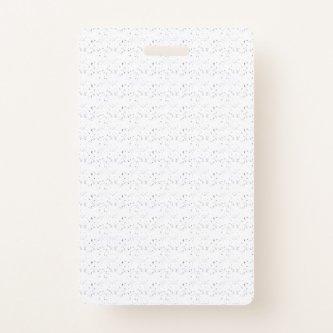 Abstract repeating pattern of small, scattered, da badge