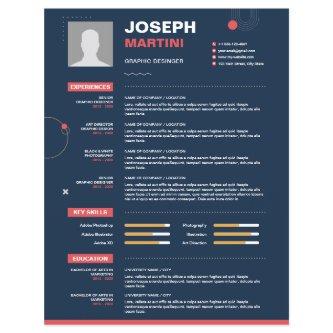 Abstract Resume, CV + Letter