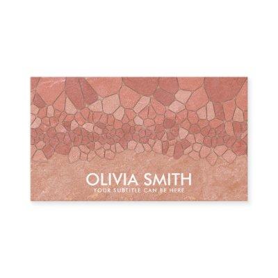 Abstract Rose Gold Cells