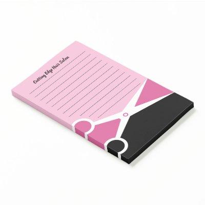 Abstract Scissors Hair Salon Post-it Notes