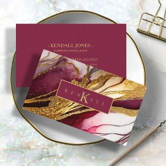 Abstract Sparkling Wine Red ID1018