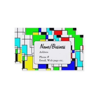 Abstract Square Art Pattern Artist