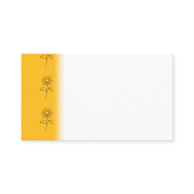 Abstract Sunflower Continuous Line Artistic Art