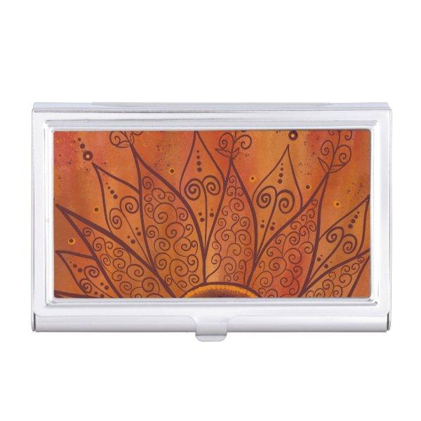 Abstract Sunflower Pattern  Case
