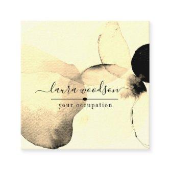 Abstract Watercolor Ink Shapes Interior Designer  Square
