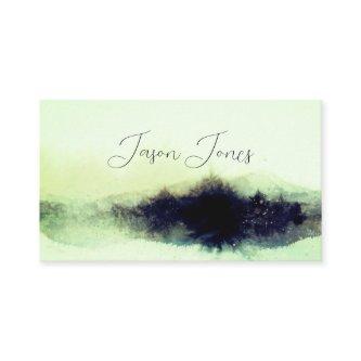abstract watercolor landscape artistic minimalist