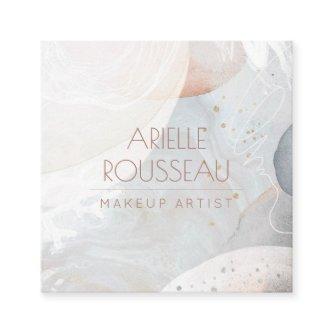 Abstract Watercolor Makeup Artist Square Business  Square