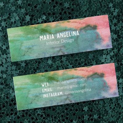 Abstract watercolor mini