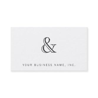 Academy Engraved Ampersand Black