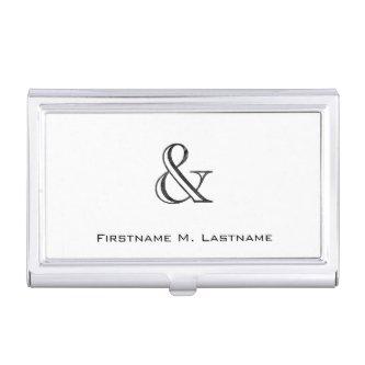 Academy Engraved Ampersand Black  Case