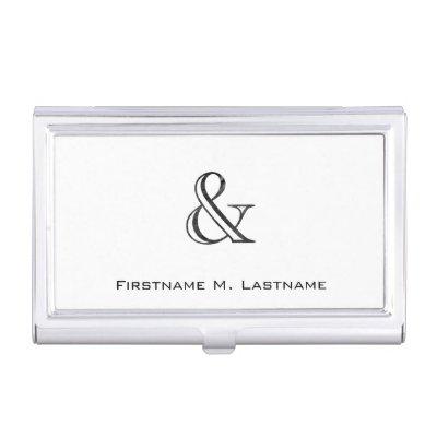 Academy Engraved Ampersand Black  Case