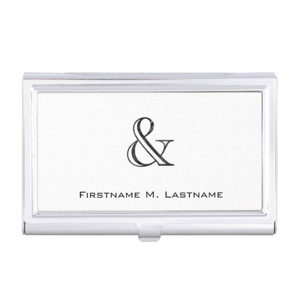 Academy Engraved Ampersand Black  Case