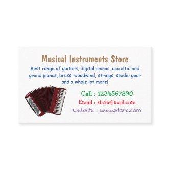Accordion cartoon illustration