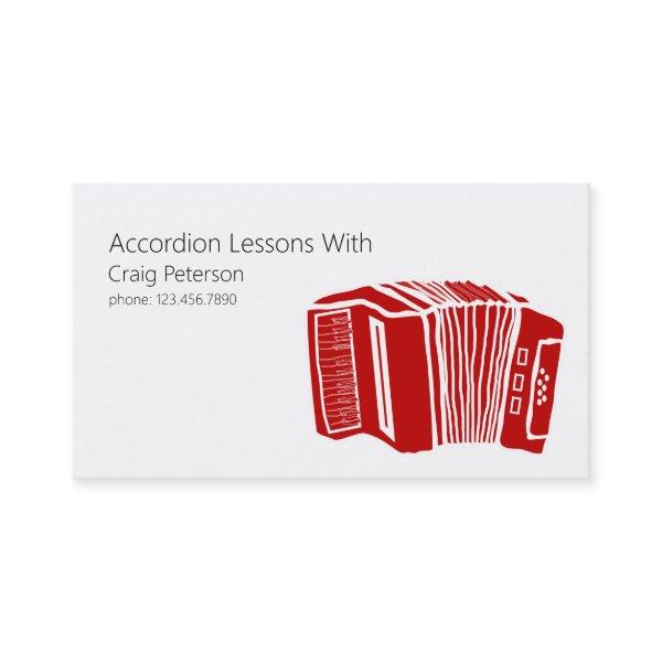 Accordion Lessons, Music Instructor