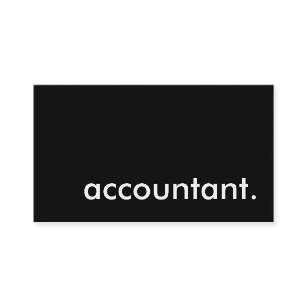 accountant.