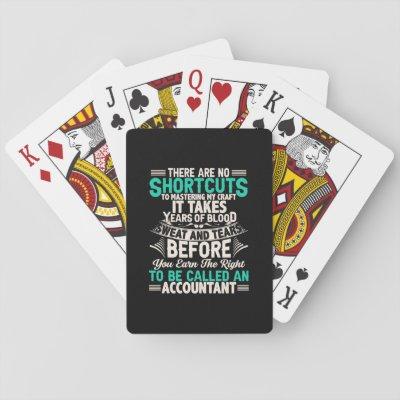 Accountant Gift To Be Called An Accountant Playing Cards
